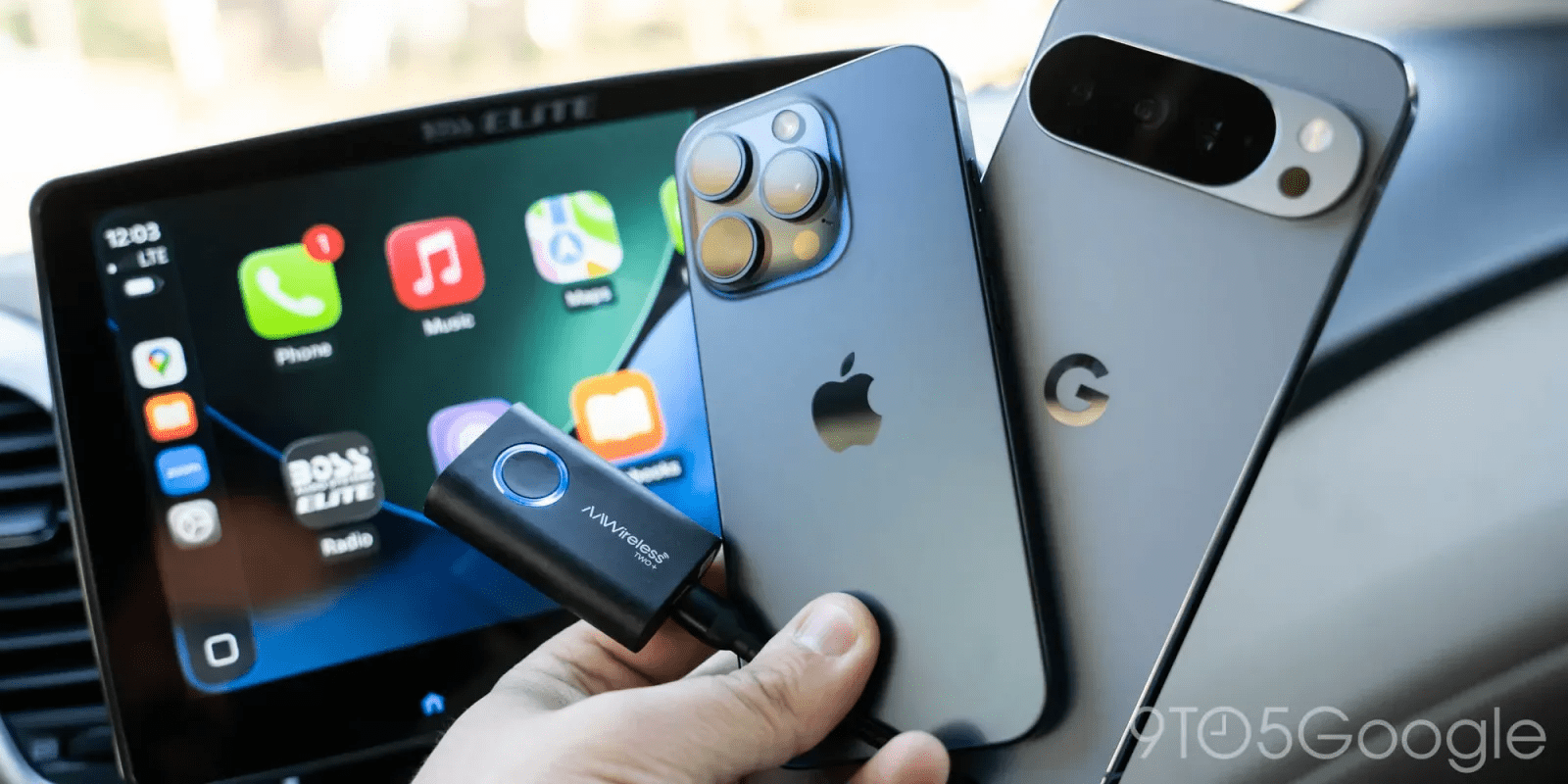 AAWireless TWO+, the wireless Android Auto & CarPlay adapter, drops to $55 in first sale