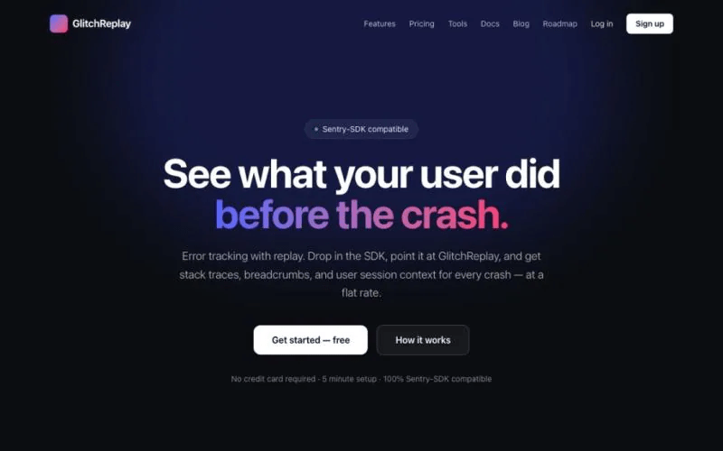 GlitchReplay launches: a unified session replay and error tracking tool for developers