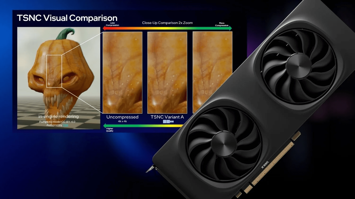Intel’s Texture Set Neural Compression will also save big on VRAM usage when gaming