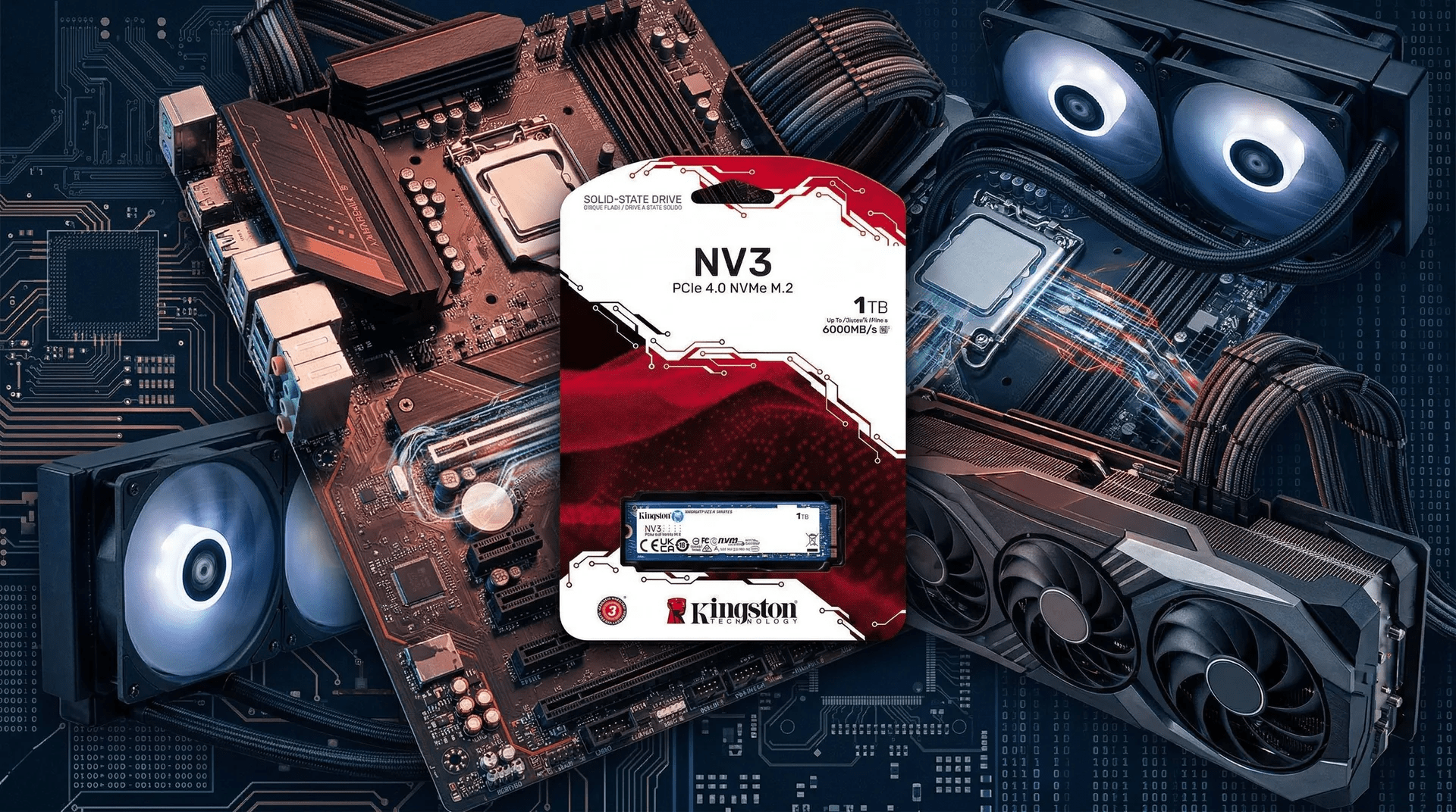 1TB NVMe SSD resistant to inflated storage costs — Kingston’s NV3 is down to just $109 for one day only