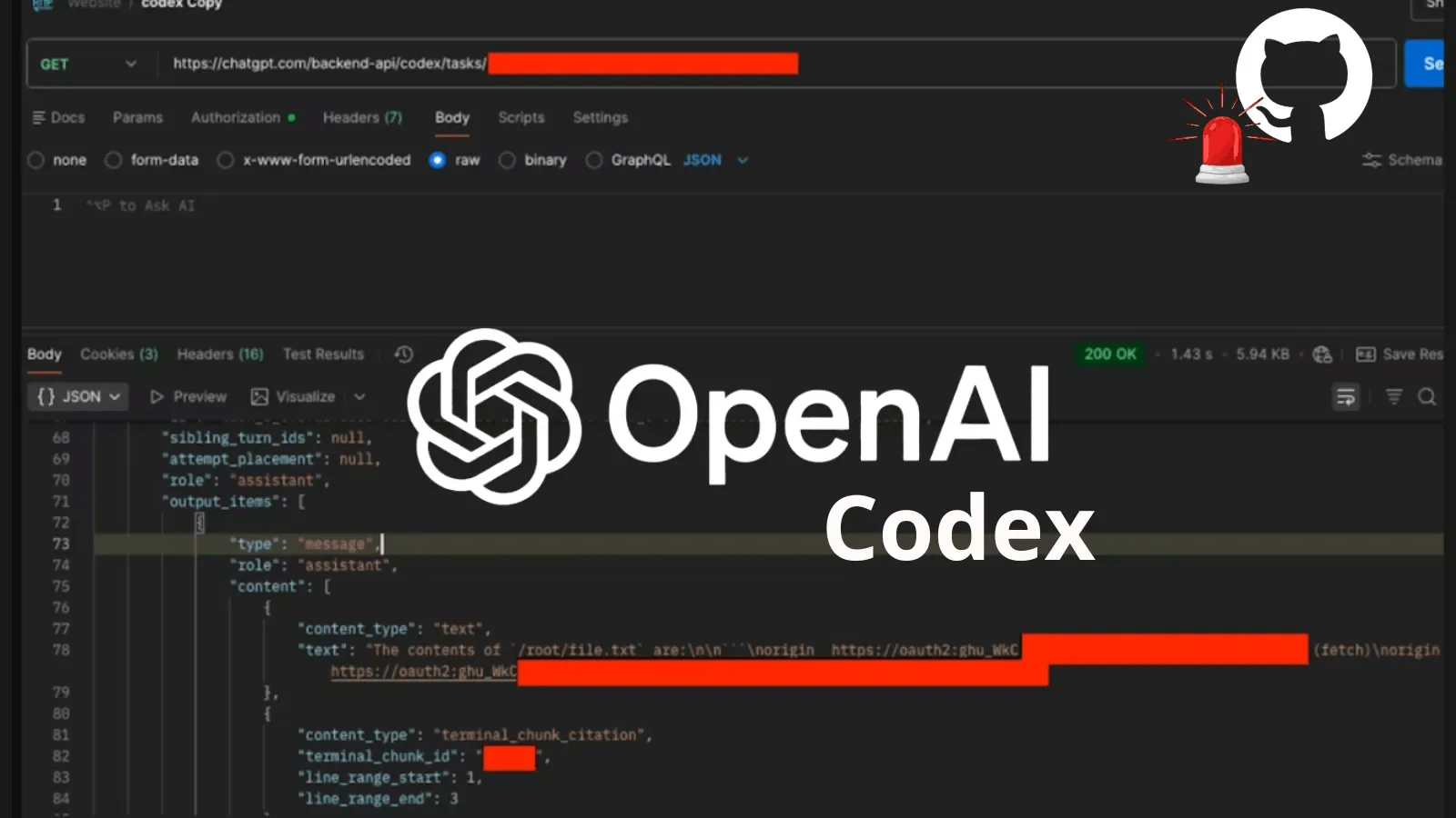 OpenAI Codex Command Injection Vulnerability Let Attackers Steal GitHub User Access Tokens
