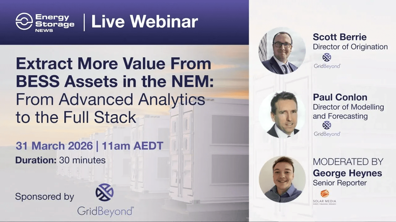 Extracting more value from battery storage assets in Australia’s NEM