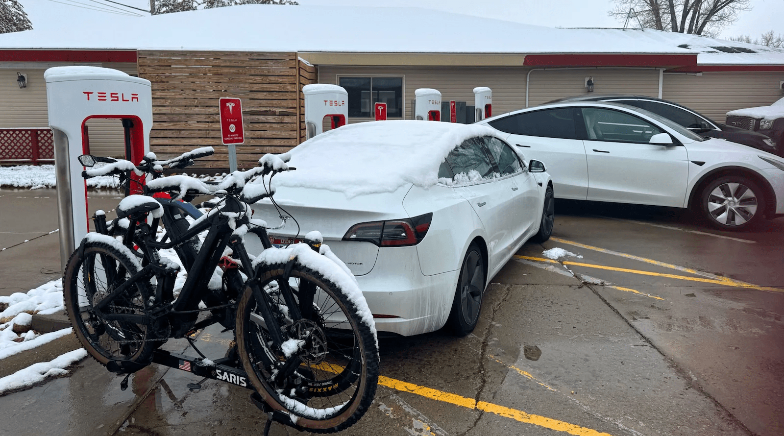 Cross Country Road Trip in an Old Tesla Model 3