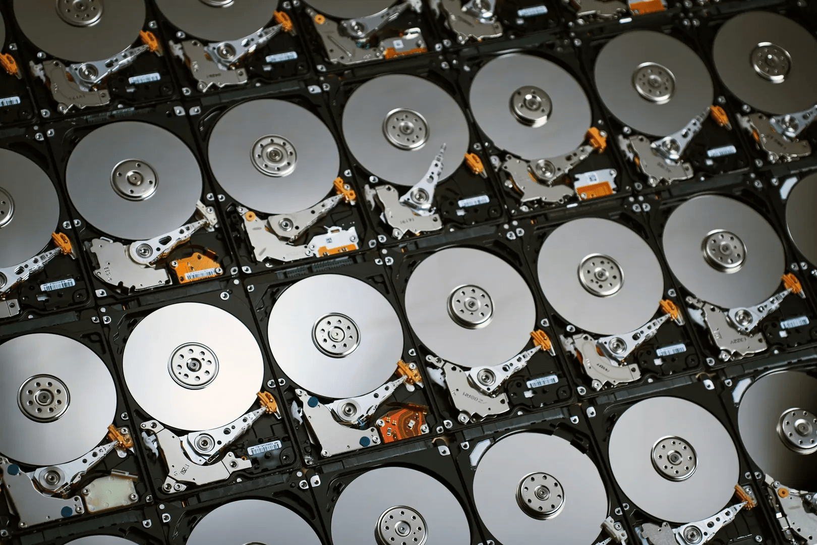 This is what some of the world’s largest banks of malware look like stacked as hard drives