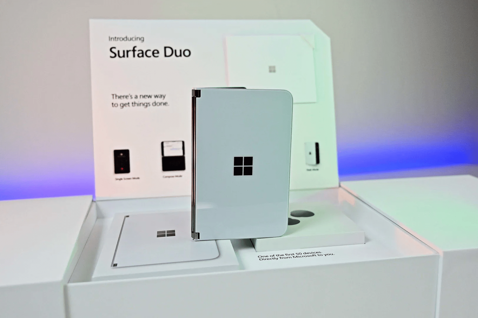Microsoft nearly solved one of folding phones’ worst problems: New patent reveals spring-loaded hinge design for canceled Surface Duo 3