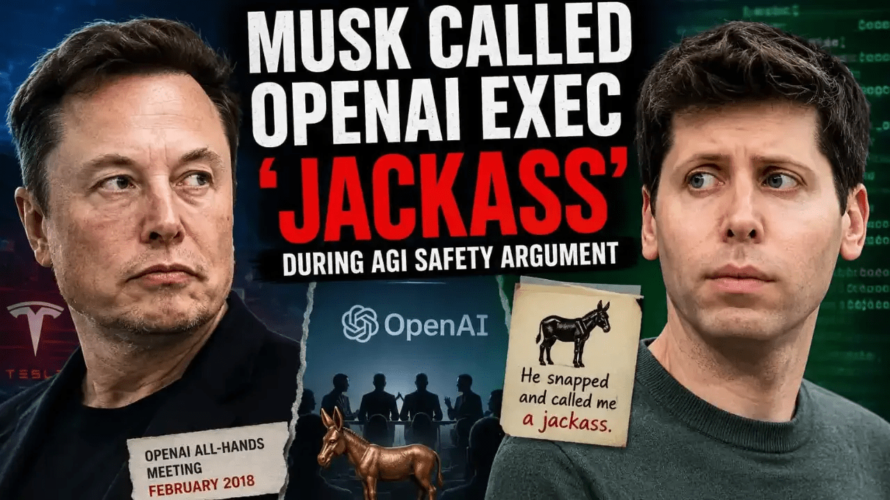 OpenAI exec claims Elon Musk called him donkey during AGI safety argument, here is why