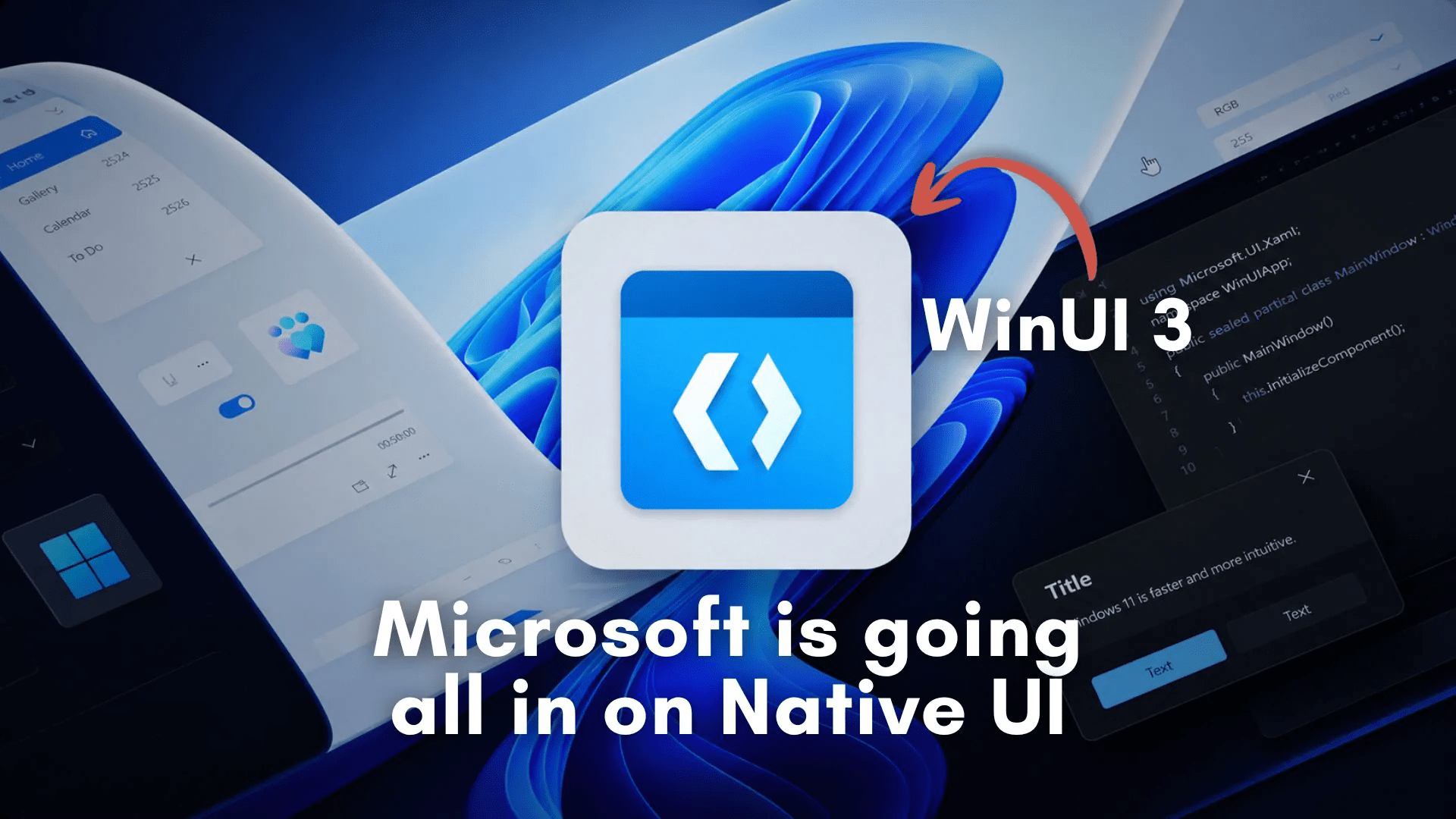 Microsoft commits to native UI for Windows 11 as users push back against web app slop