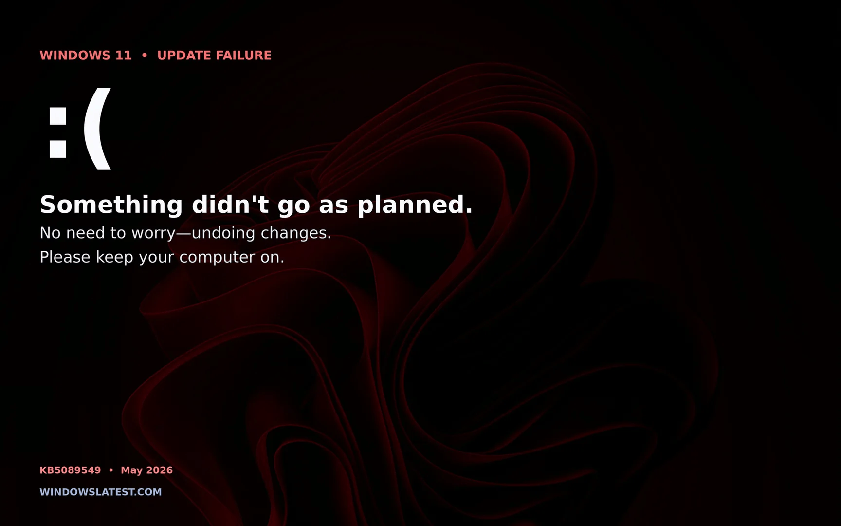 Microsoft confirms Windows 11 KB5089549 issues due to low storage, says it’s rolling out an emergency patch to fix install errors