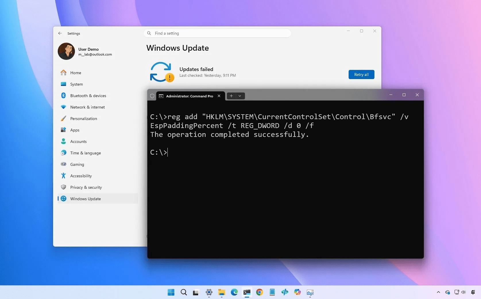 Microsoft confirms Windows 11’s May 2026 update is failing to install with error 0x800f0922 and outlines a mitigation for affected PCs