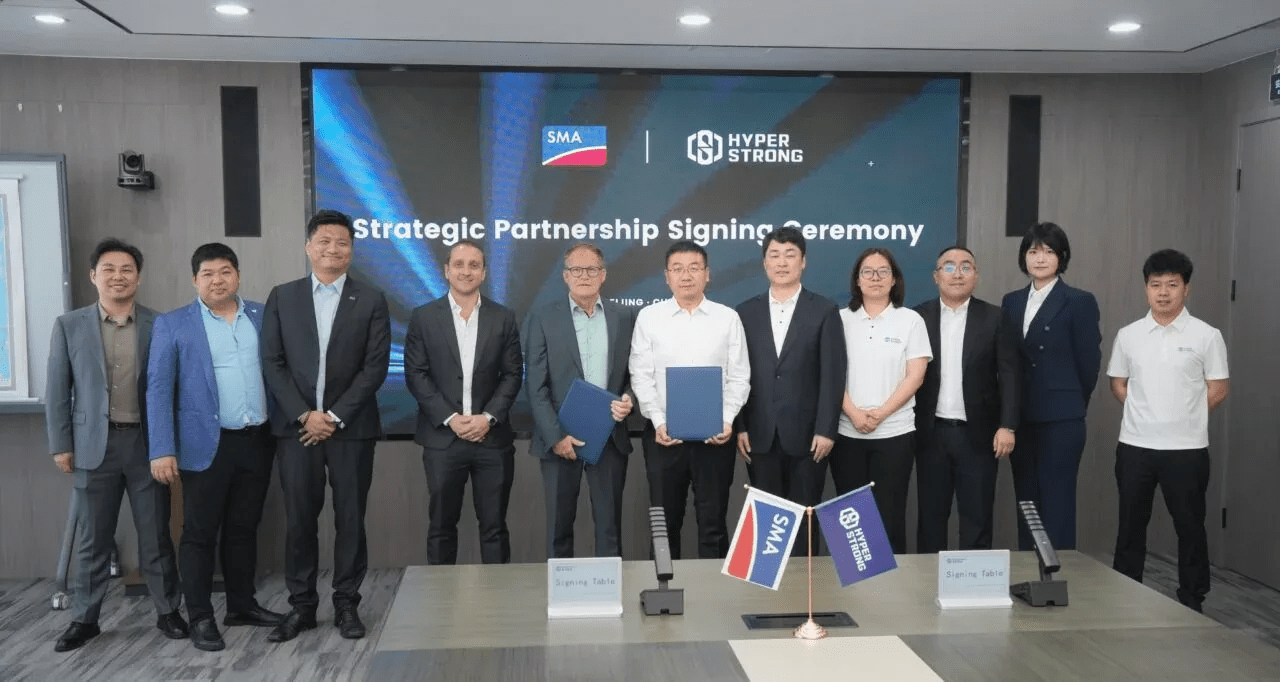 China’s HyperStrong deepens ties with European inverter manufacturer SMA for global utility-scale BESS projects