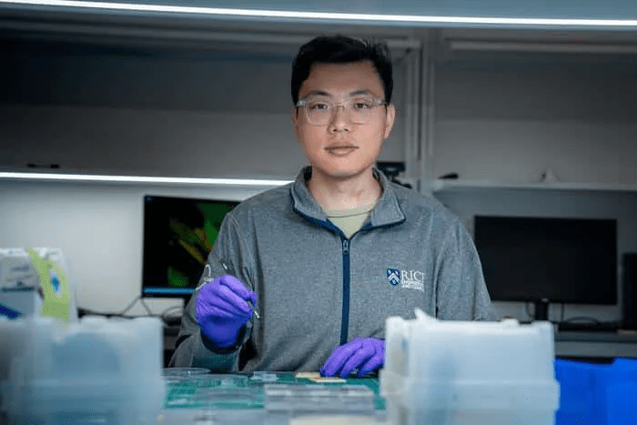 Stressed Crystal Creates Nanoscale Patterns on Chip Materials at Room Temperature