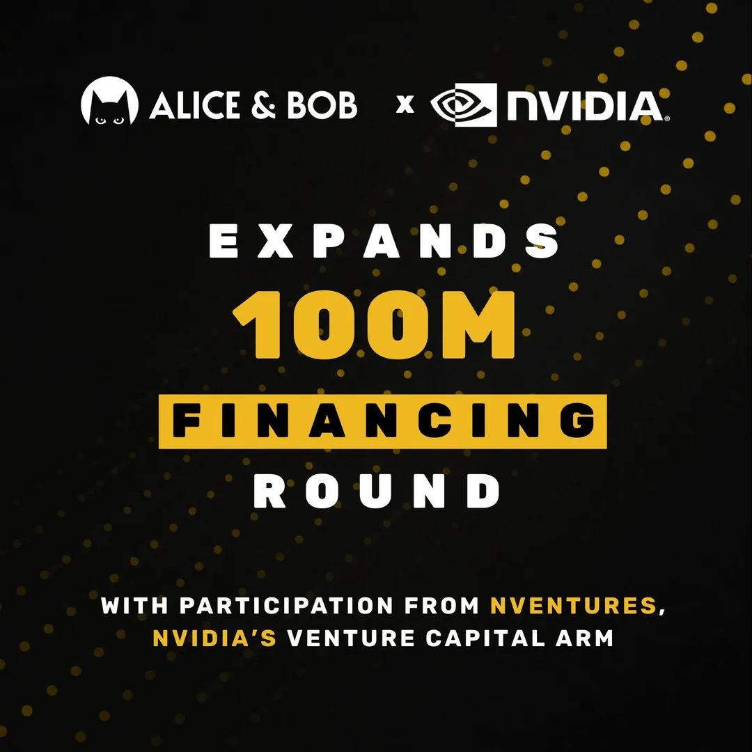 Alice & Bob Secures NVentures Backing and Backs Expanded €1 Billion French Plan Quantique