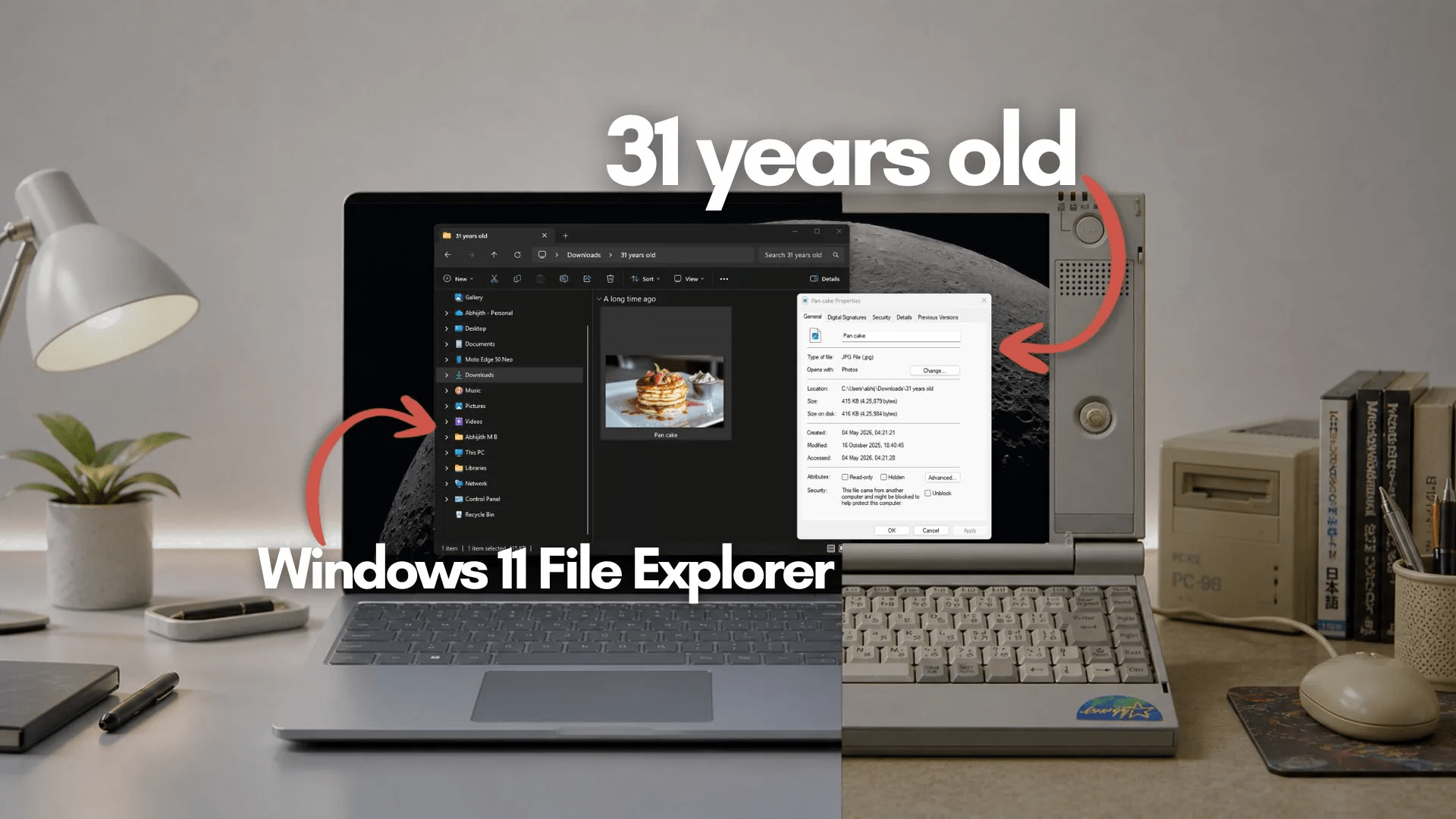 Windows 11’s Windows 95-era File Explorer Properties dialog is getting replaced with modern version and dark mode