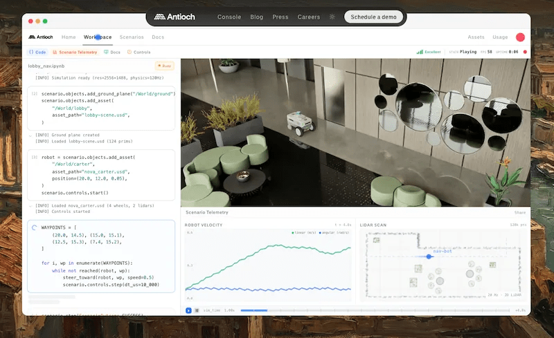 Antioch raises $8.5 million to accelerate simulation-based development of autonomous systems