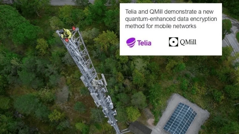 Telia Finland and QMill Demonstrate Quantum-Assisted Message Encryption Across Standard Mobile Networks