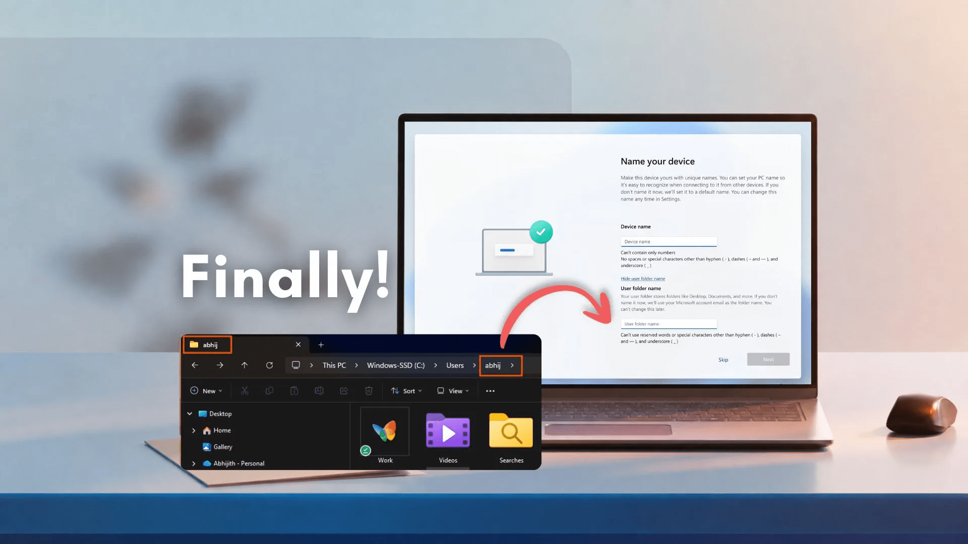 Microsoft is killing Windows 11’s awkward 5-letter user folder name after years of complaints, but only for new setups
