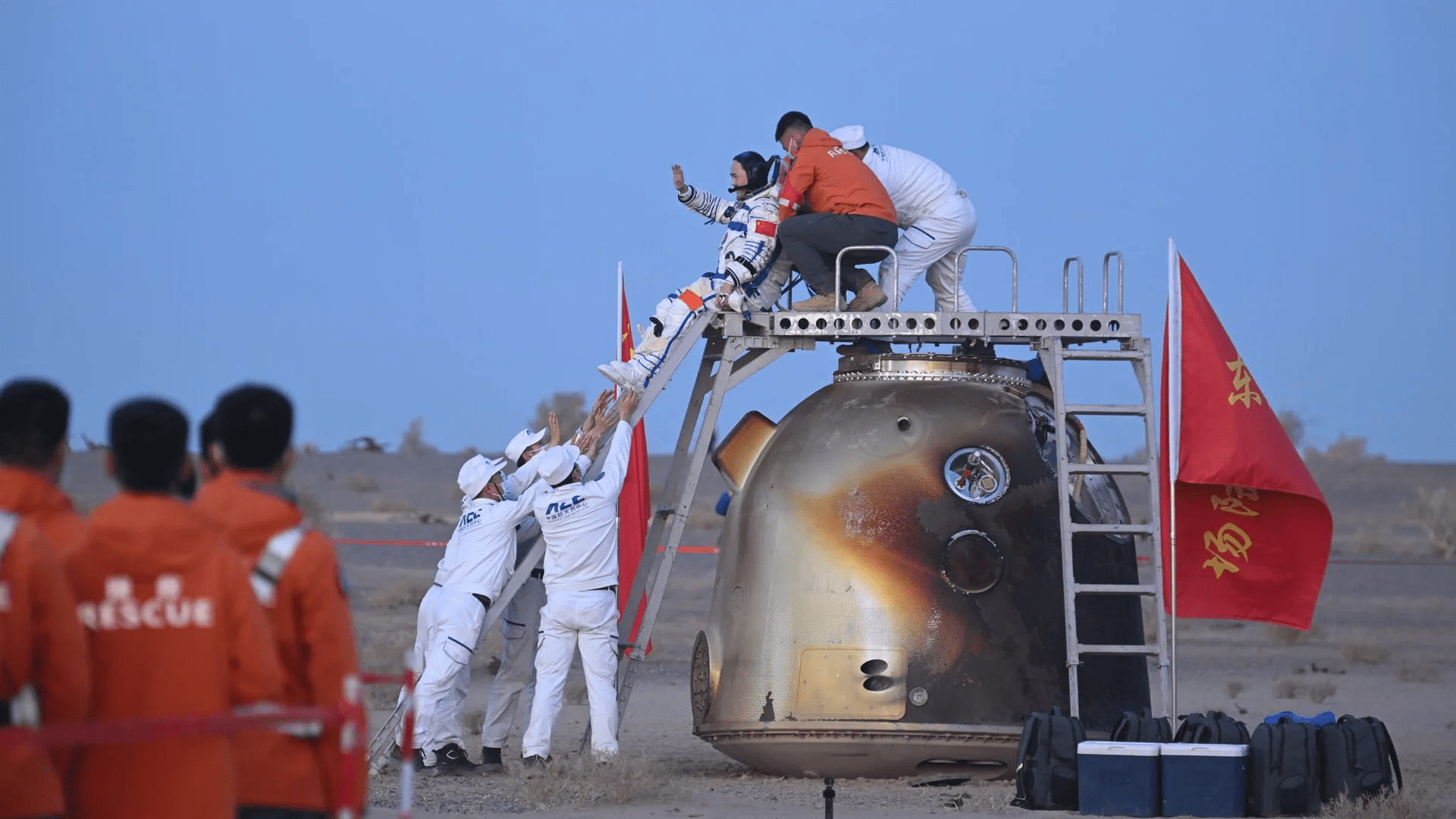 China’s Shenzhou 21 astronauts return to Earth after being briefly ‘stranded’, wrapping up record-breaking mission (video)