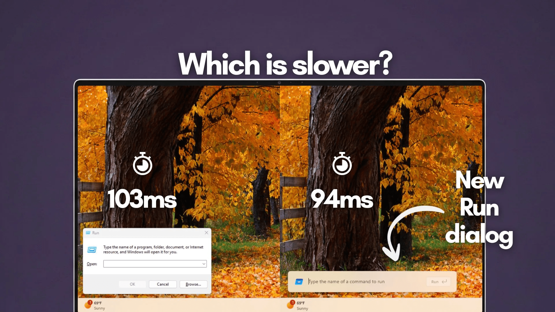 Microsoft’s new Windows 11 Run dialog is faster than the Windows 95-era version it’s replacing