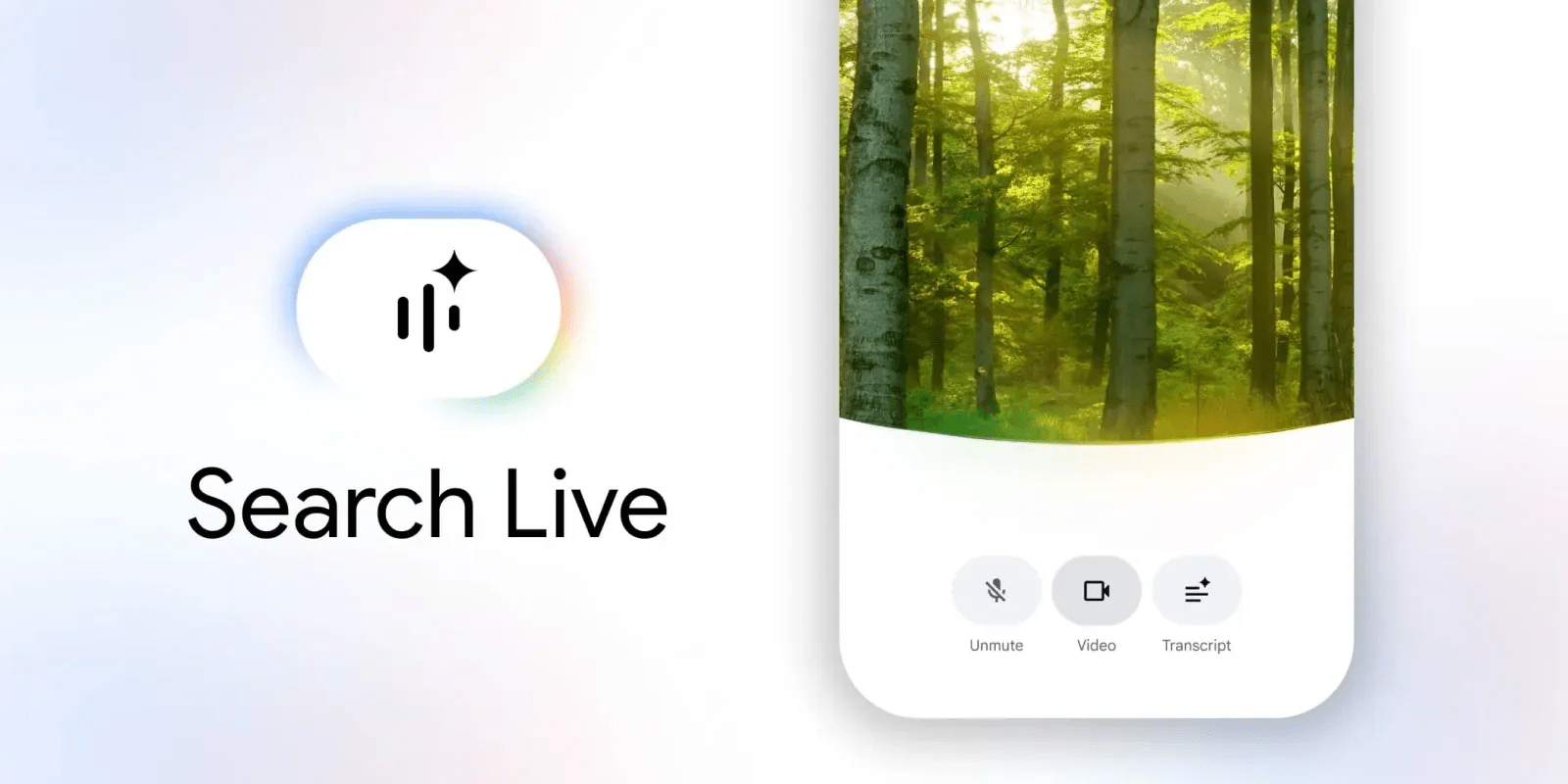 Google rolling out a really vibrant Search Live redesign