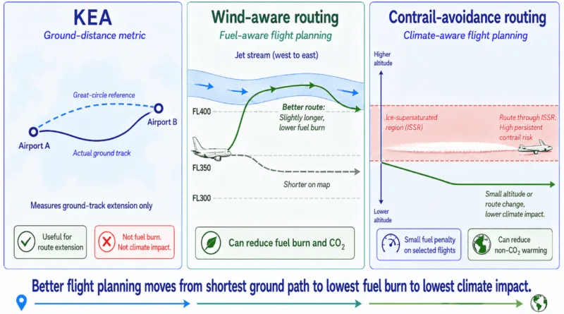 Better Flight Planning Can Cut Fuel & Contrail Warming