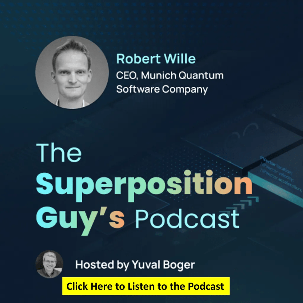 Podcast with Robert Wille, CEO of the Munich Quantum Software Company
