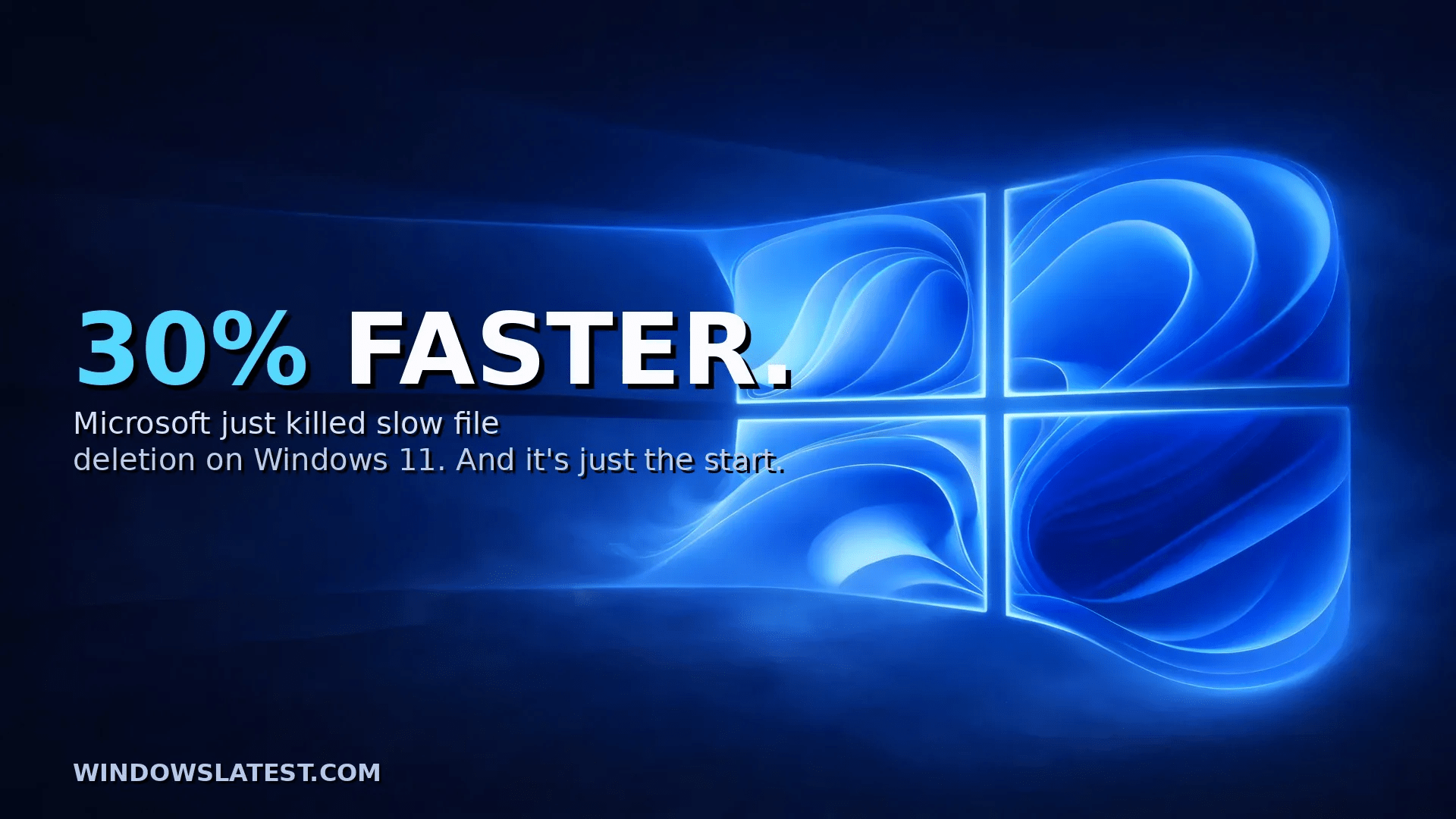 Microsoft reveals Windows 11 will bulk delete files at least 30% faster, and it’s only the start