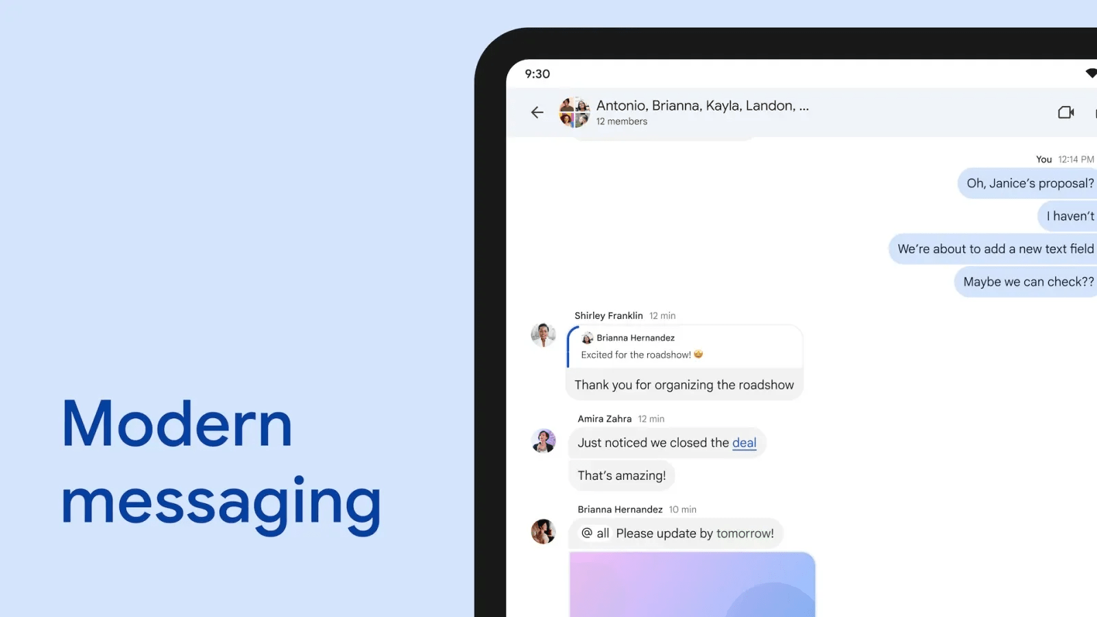Google Chat icon tweaked to look less like Google Messages