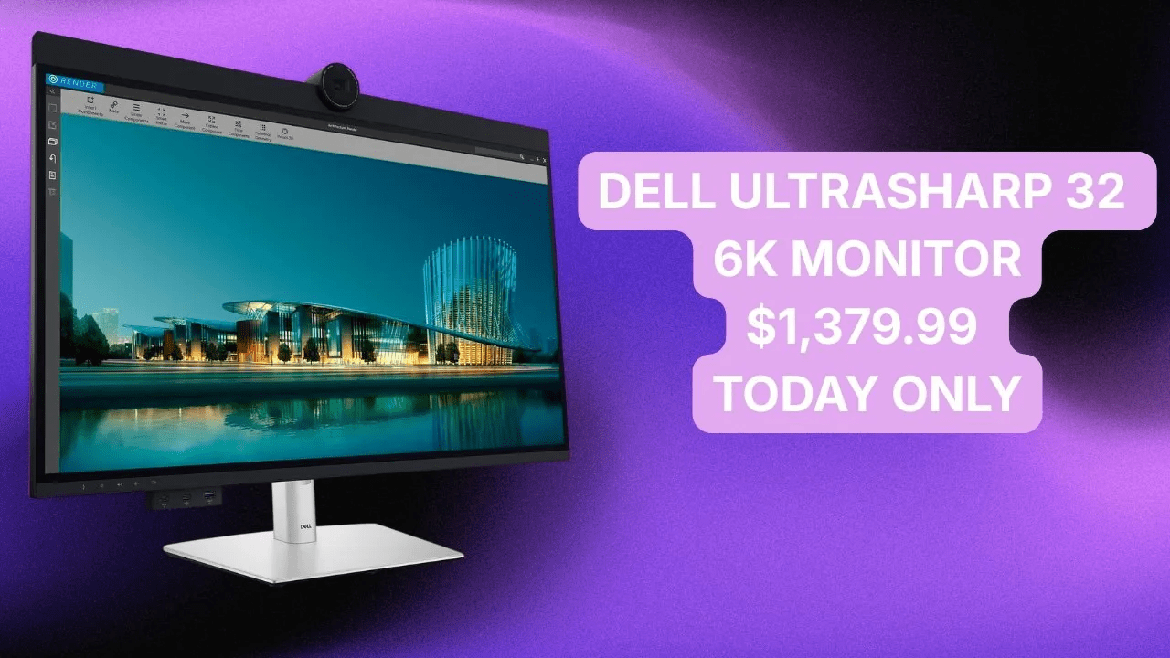 Amazon-owned Woot slashes Dell UltraSharp 32-inch 6K monitor to $1,379