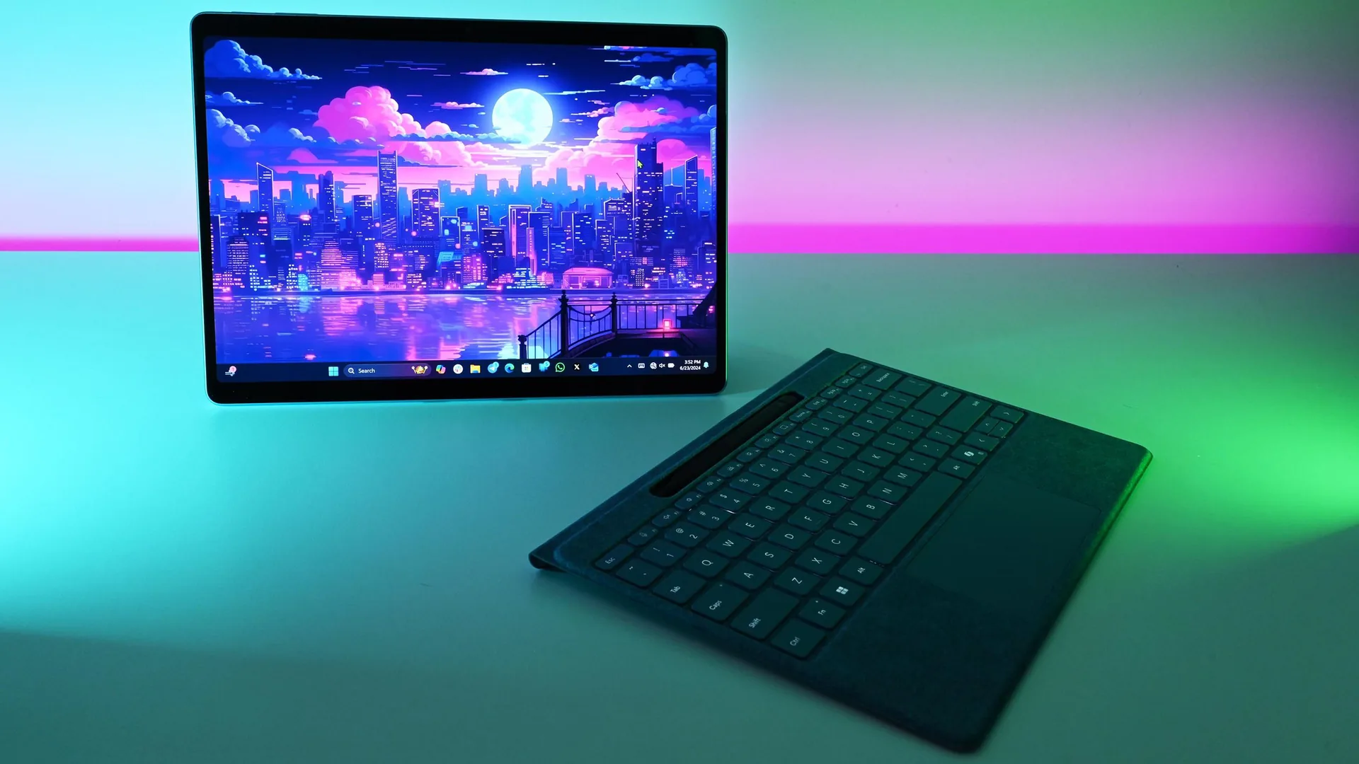 Microsoft’s free Surface Pro keyboard is okay, but this one makes the tablet feel like a real laptop