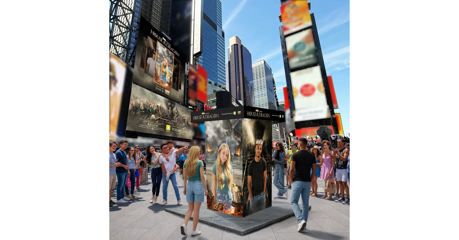 Snapchat and OUTFRONT Media Launch ‘Crowd Created’ Live AR Spectacle in Times Square on June 18