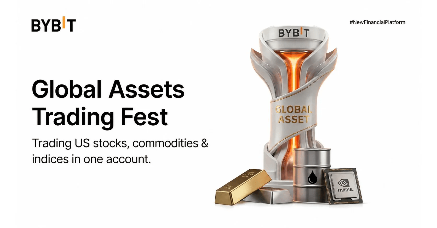 Global Assets Trading Fest on Bybit Offers $202,000 USDT Prize Pool Across TradFi and Crypto Markets