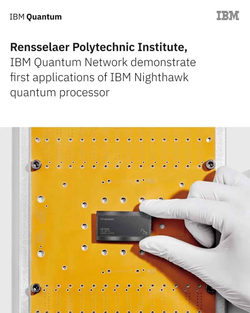 IBM Nighthawk Processor Validated in Quantum Chromodynamics and Cybersecurity Benchmarks