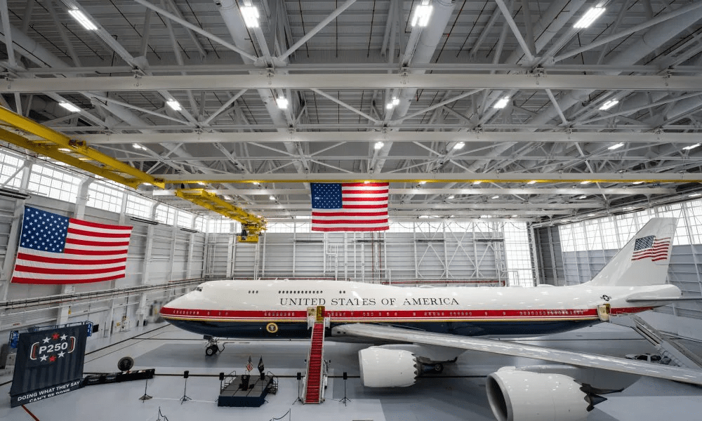 President Trump touts new Air Force One with Musk technology