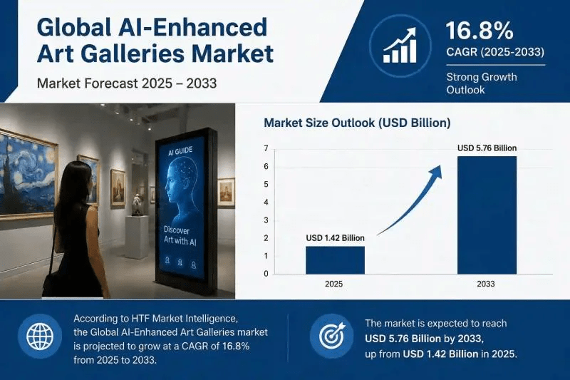AI-Enhanced Art Galleries Market is Booming Worldwide | Midjourney, Stability AI, Runway, Adobe, Autodesk