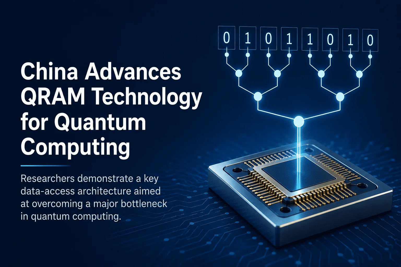Chinese Scientists Demonstrate Quantum Random Access Memory Architecture Aimed at Solving Data Bottleneck