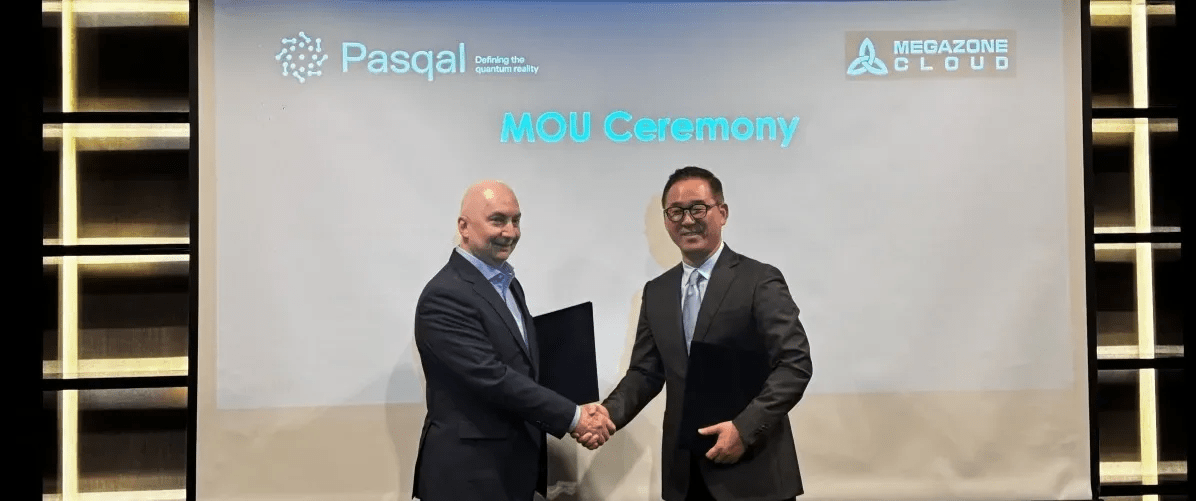 Pasqal and MegazoneCloud Sign MoU for Neutral-Atom Hardware Deployment in South Korea