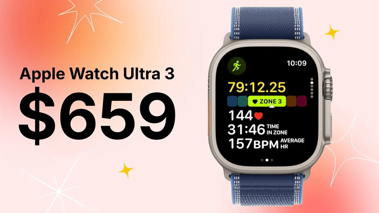 Amazon’s $659 Apple Watch Ultra 3 deal is about to sell out, grab the discount now