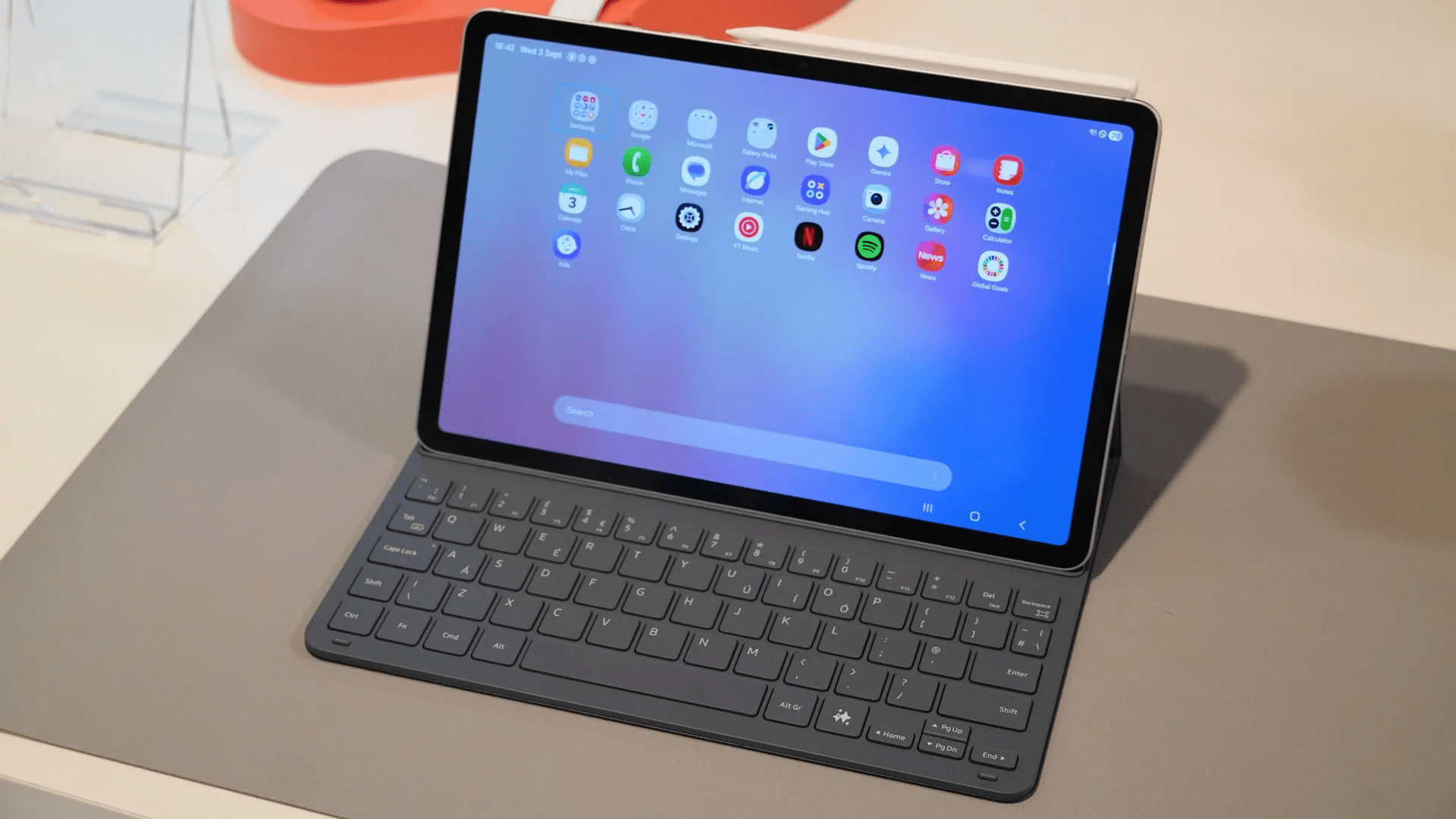 The Galaxy Tab S12 Plus looks familiar in leaked live image—not sure that’s a good thing