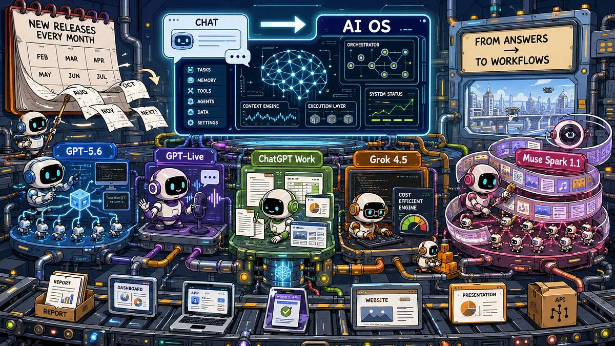 The Sequence Radar #893: Last Week in AI: GPT-5.6, Grok 4.5, Muse Spark 1.1 and the Post-Chatbot Stack