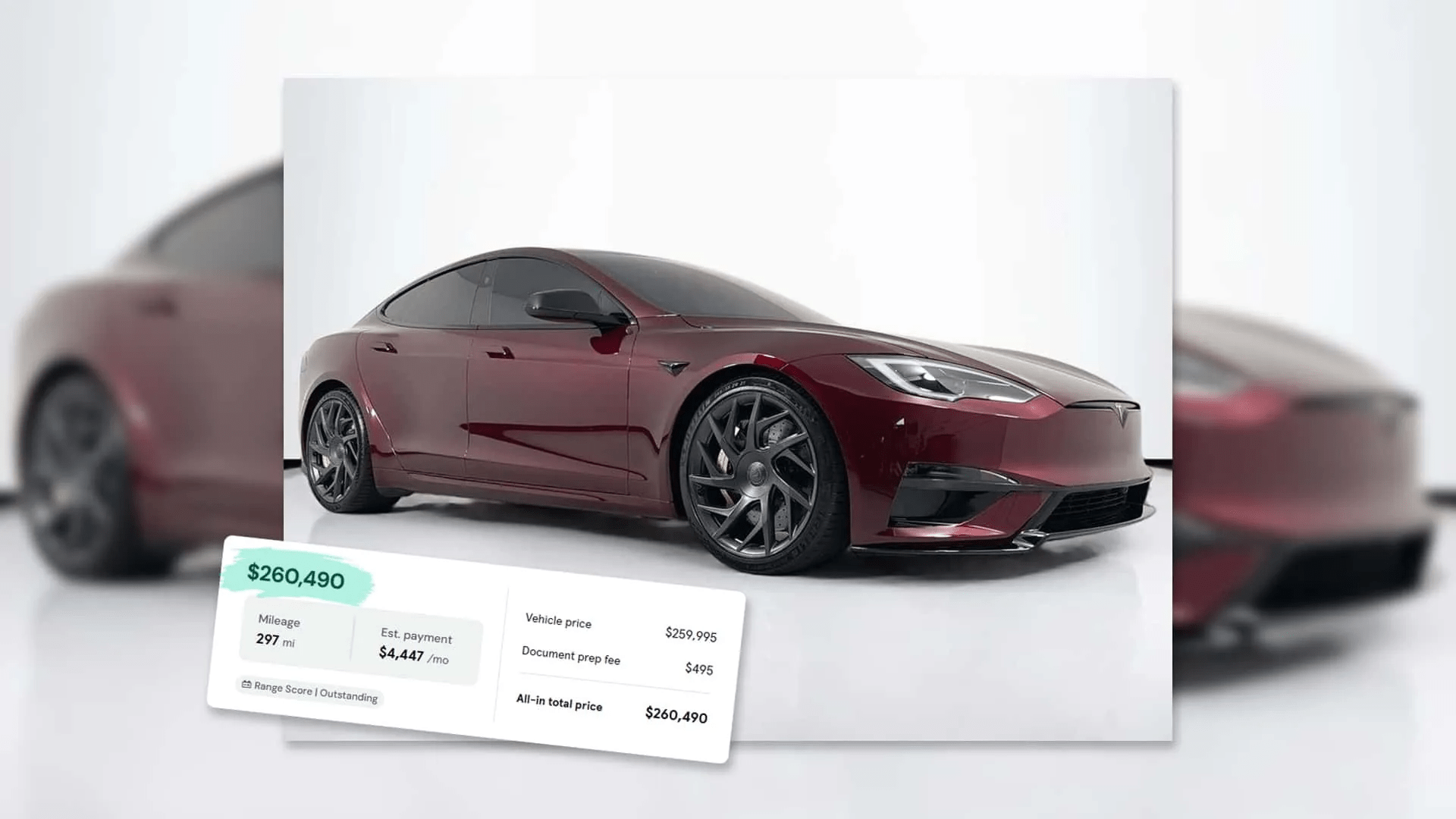 Someone Is Already Trying To Flip One Of The Last Tesla Model S’s Built. The Price Is… Ambitious