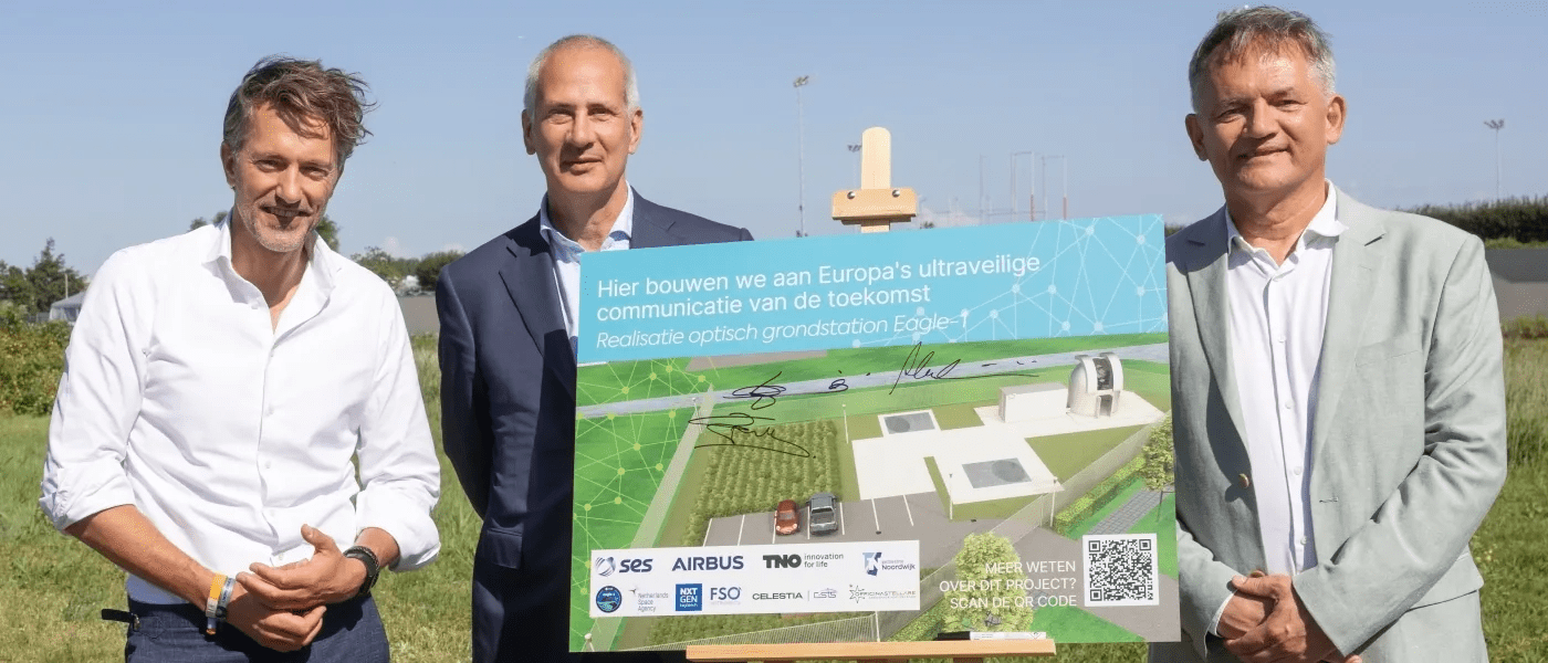 SES and Airbus Secure Site for Europe’s Flagship EAGLE-1 Quantum Optical Ground Station