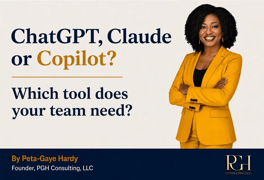 ChatGPT, Claude, or Copilot — which AI assistant does your small finance team actually need?