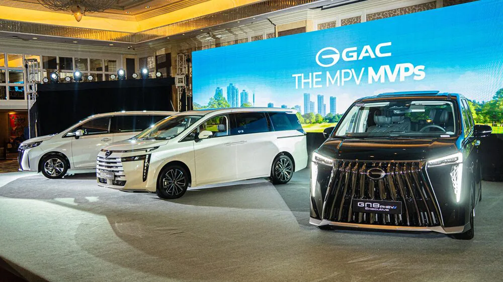 GAC expands PH lineup with gas, hybrid, plug-in hybrid MPVs