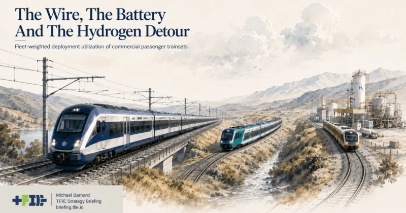Hydrogen Trains Get Headlines. Battery Trains Get Used.
