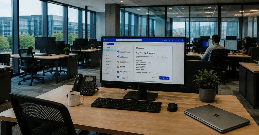 Microsoft 365 AitM Phishing Hijacks Accounts to Collect Payroll and Finance Emails
