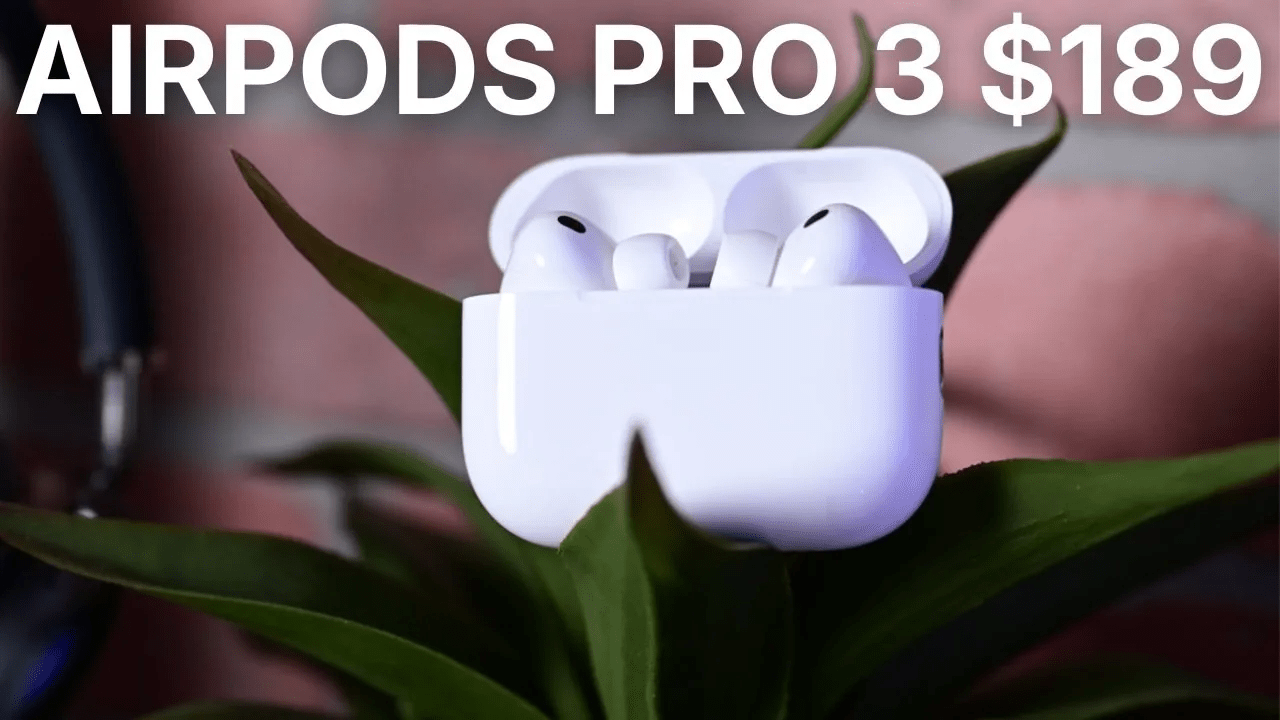 AirPods Pro 3 plunge to $189 at Amazon, 30-day best price