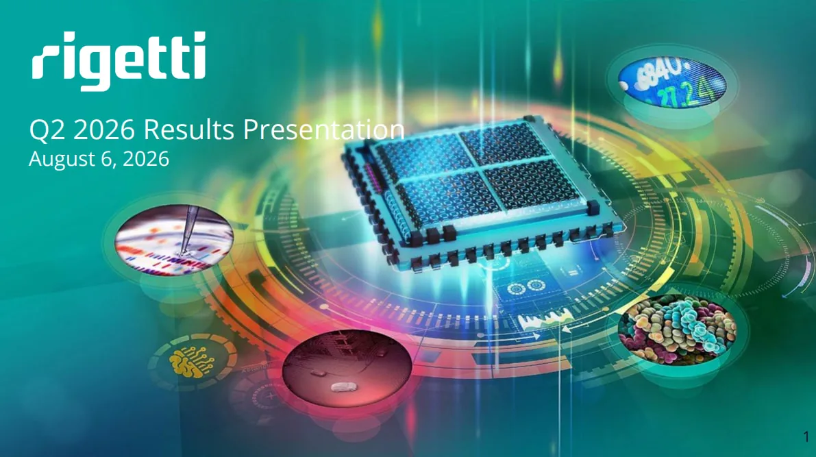Rigetti Computing Reports Q2 2026 Financial Results: Revenue Up 185% YoY, $100M CHIPS Act LOI, and HPE Supercomputing Partnership