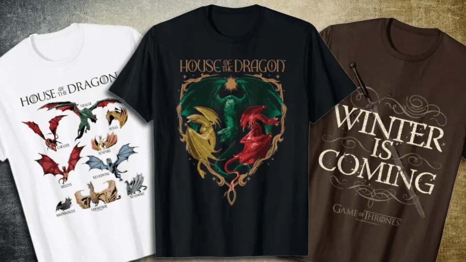 Amazon’s Game of Thrones T-Shirt Sale Has Some Great House of the Dragon Designs