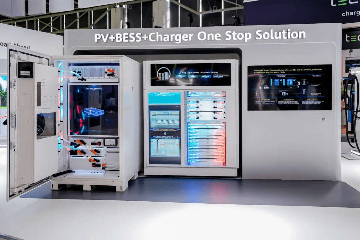 Huawei unveils DC ESS solution and 800-ampere liquid-cooled charging to overcome grid capacity constraints