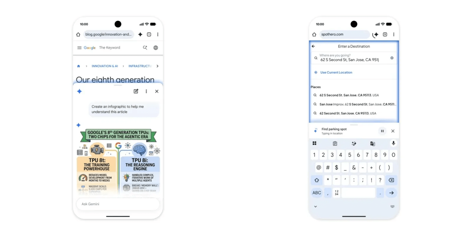 Gemini in Chrome and auto browse roll out on Android in the US